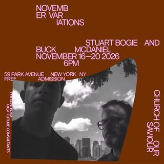 flyer for November Variations - Friday 11/20/26