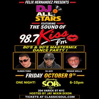 flyer for Rhythm Revue: DJ All Stars