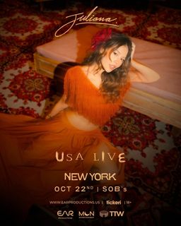 flyer for Juliana: USA Tour en New York