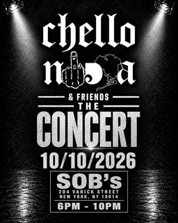 flyer for Chello & Friends