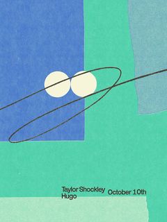flyer for feedbk with Taylor Shockley, Hugo