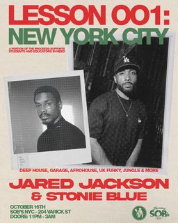 flyer for Lesson 001: Jared Jackson & Stonie Blue