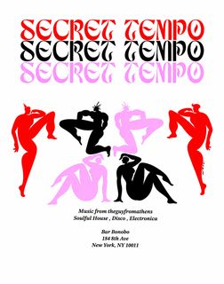 flyer for Secret Tempo: theguyfromathens