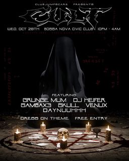 flyer for CULT