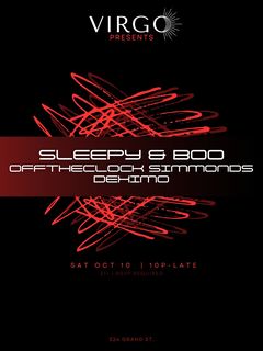 flyer for Sleepy & Boo
