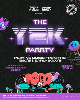 flyer for THE Y2K Parrty at the Legendary Mehanata NYC - 18