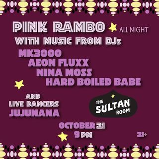 flyer for The Pink Rambo
