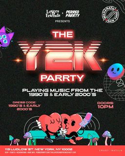 flyer for THE Y2K Parrty at the Legendary Mehanata NYC - 18