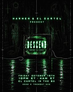 flyer for DESCEND