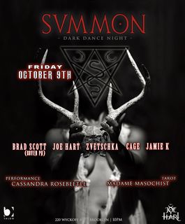 flyer for SVMMON: Dark Dance Night