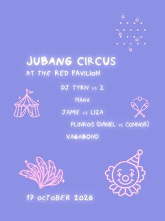 flyer for Jubang Circus
