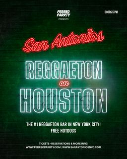 flyer for Reggaeton on Houston - Latin & Reggaeton Party NYC