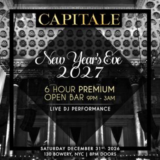 flyer for Capitale NYE 27