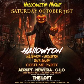 flyer for The Loft HALLOWEEN NYC PARTY 2026