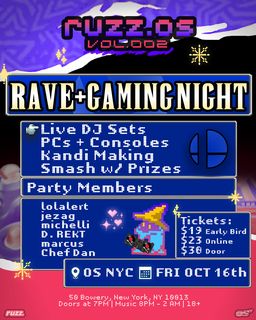 flyer for ruzz.OS vol. 002