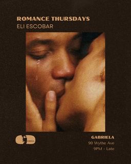 flyer for ROMANCE w Eli Escobar