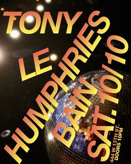 flyer for Tony Humphries' RESIDENCY
