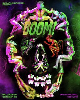 flyer for HALLOWEEN BOOM! by Susanne Bartsch