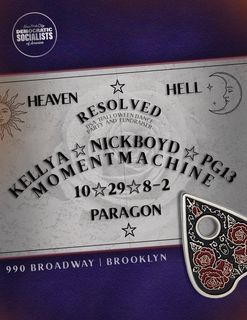 flyer for Resolved: DSA Halloween