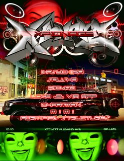 flyer for XP1ONAGE