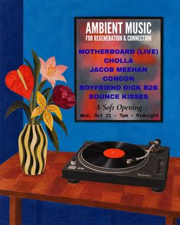flyer for AMBIENT MUSIC (For Regeneration & Connection)