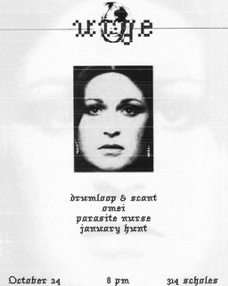 flyer for URGE: Drumloop & Scant/Omei/Parasite Nurse/January Hunt