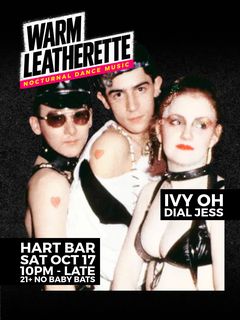 flyer for Warm Leatherette