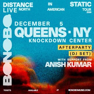 flyer for Bonobo (DJ Set)