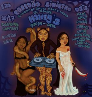 flyer for PAREDÃO SINISTRO