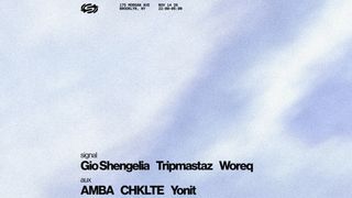 flyer for Gio Shengelia, Woreq, Tripmastaz, YONIT & Amba, CHKLTE