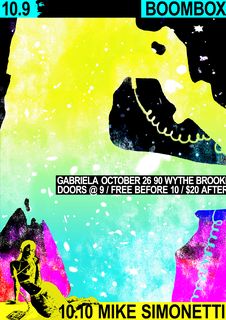 flyer for Mike Simonetti // ALL NIGHT LONG