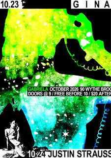 flyer for Justin Strauss // ALL NIGHT LONG