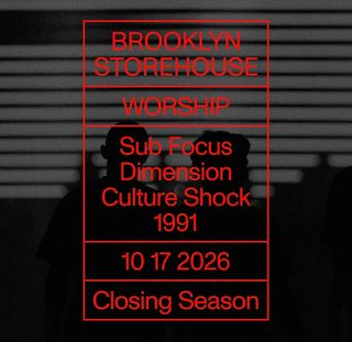 flyer for Brooklyn Storehouse: WORSHIP