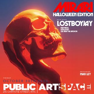 flyer for LOSTBOYJAY: Halloween at Public Hotel
