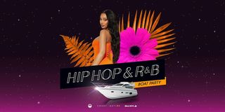 flyer for The #1 Halloween HIP HOP & R&B Boat Ride Party Cruise NYC