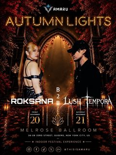 flyer for AUTUMN LIGHTS FESTIVAL