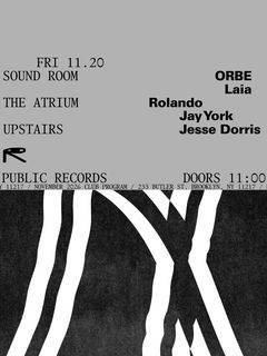 flyer for ORBE, Laia / Rolando, jay york / Jesse Dorris
