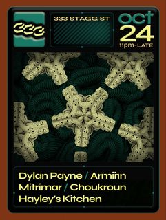 flyer for 333 House presents: Dylan Payne