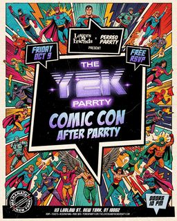 flyer for Cosplay & Anime Y2K 2000s Party