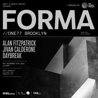 flyer for Alan Fitzpatrick 'FORMA' - Nov. 6th, 2026