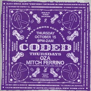 flyer for CODED Thursdays 10.15.26 w/ OZA, Mitch Ferrino