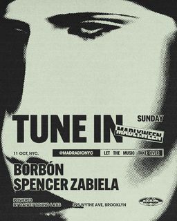 flyer for Spencer Zabiela / Borbón