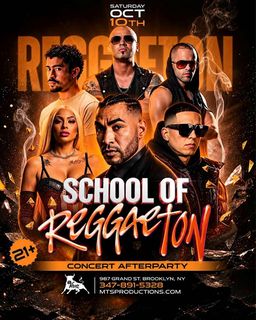 flyer for School of Reggaeton – Don Omar Concert After Party at Viva Toro