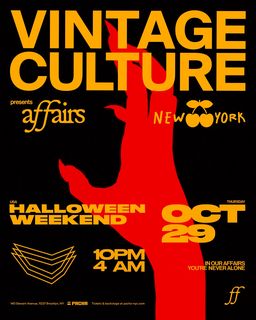 flyer for Vintage Culture