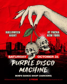 flyer for Purple Disco Machine