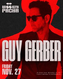 flyer for Guy Gerber