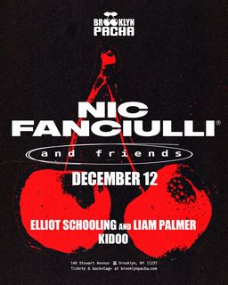 flyer for Nic Fanciulli & Friends