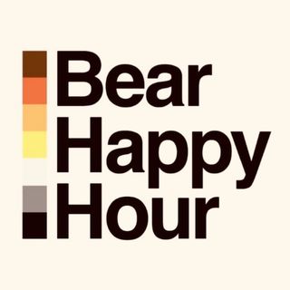 flyer for Bear Happy Hour at Rawhide