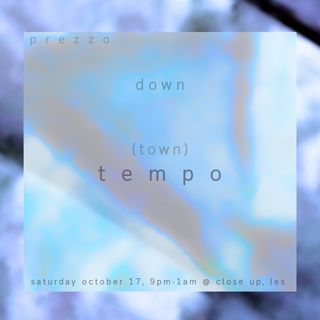 flyer for down(town)tempo