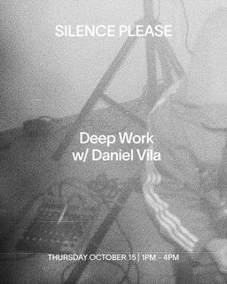 flyer for Deep Work with Daniel Vila